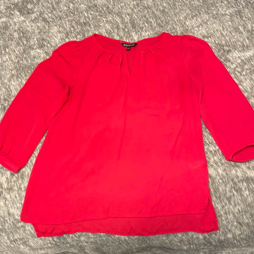 Pink 3/4 sleeve Express top